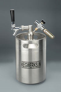 KEG 4 VACUUM INSULATED BEER GROWLER - KEGWERKS.IN