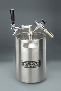KEG 4 VACUUM INSULATED BEER GROWLER - KEGWERKS.IN