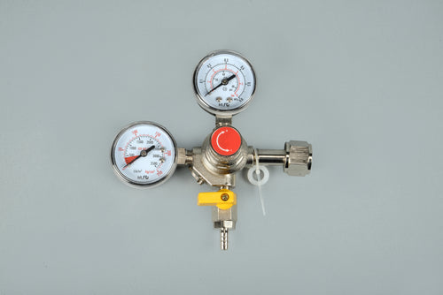 Co2 Regulator Dual Gauge - KEGWERKS.IN