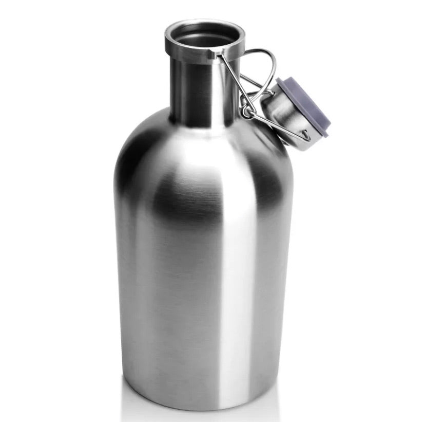 32 / 64 oz STAINLESS STEEL BEER GROWLER - KEGWERKS.IN