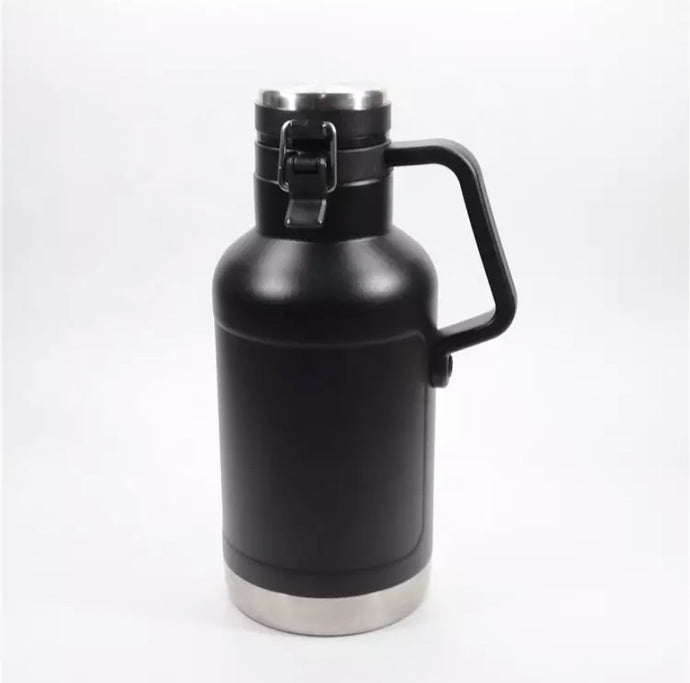 32 / 64 oz VACUUM INSULATED FLIP TOP BEER GROWLER - KEGWERKS.IN